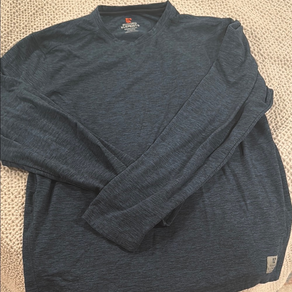 Comfy Men's Navy Long Sleeve Shirt